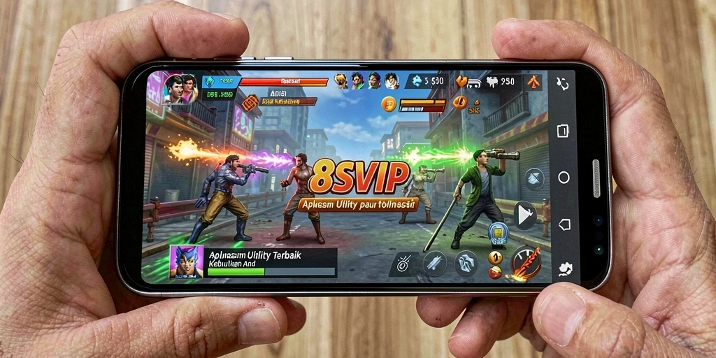 Screenshot utama 8SVIP menampilkan fitur pengingat yang intuitif.