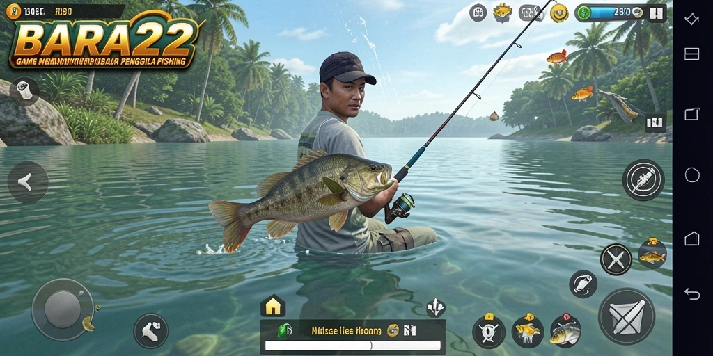 Tangkapan ikan besar dalam permainan BARA22 yang menampilkan grafis memukau.