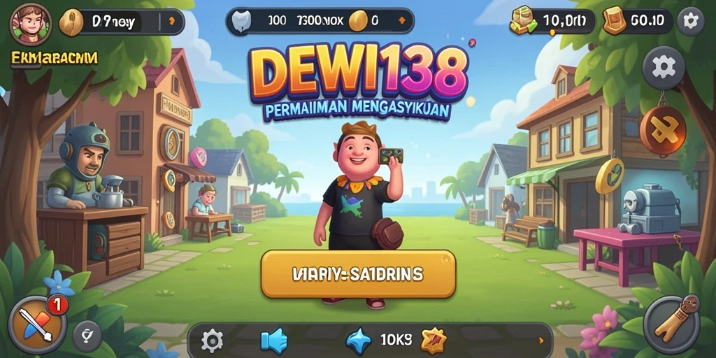 Screenshot DEWI138 menampilkan gameplay Idle yang menarik dan intuitif.