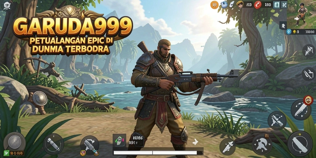 Tampilan gameplay epik dalam dunia terbuka GARUDA999.
