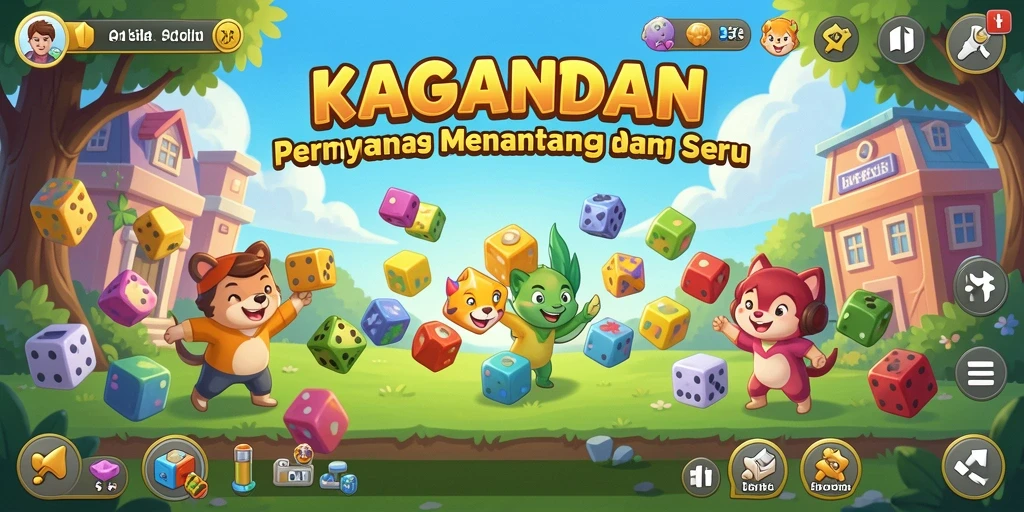 Tampilan gameplay KAGANDAN dengan berbagai puzzle yang menantang.