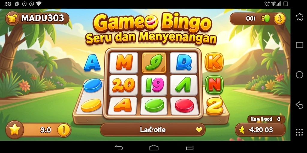 Tampilan screenshot MADU303 yang menunjukkan keseruan gameplay Bingo.
