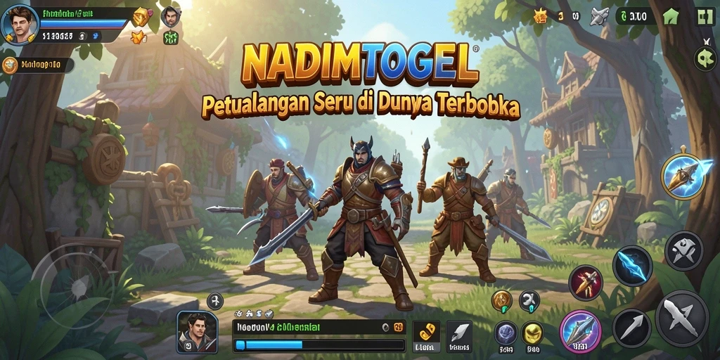Tampilan seru gameplay NADIMTOGEL dalam dunia terbuka.