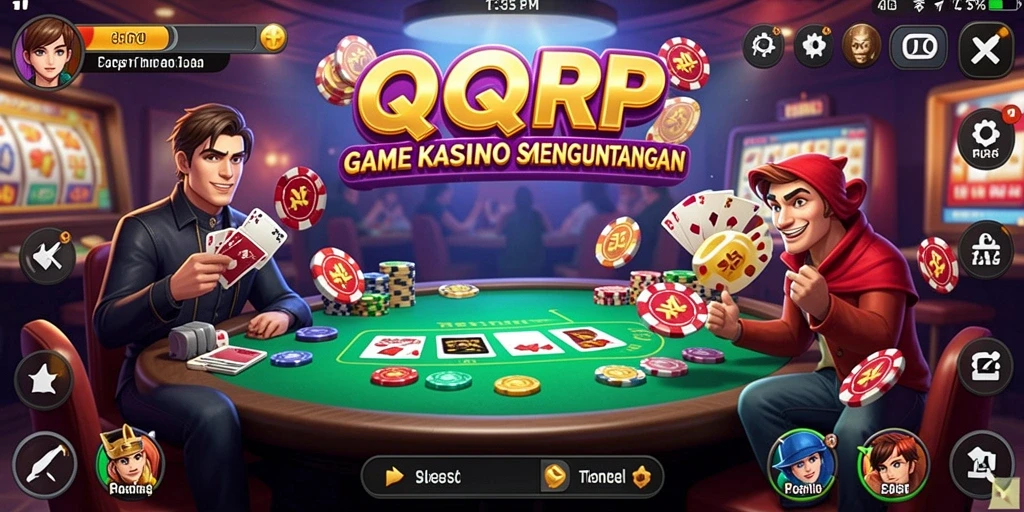 Tampilan gameplay QQRP yang menarik dan mendebarkan.