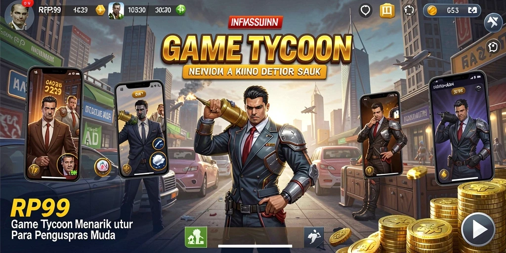 Screenshot menampilkan gameplay Tycoon yang menarik dan interaktif.