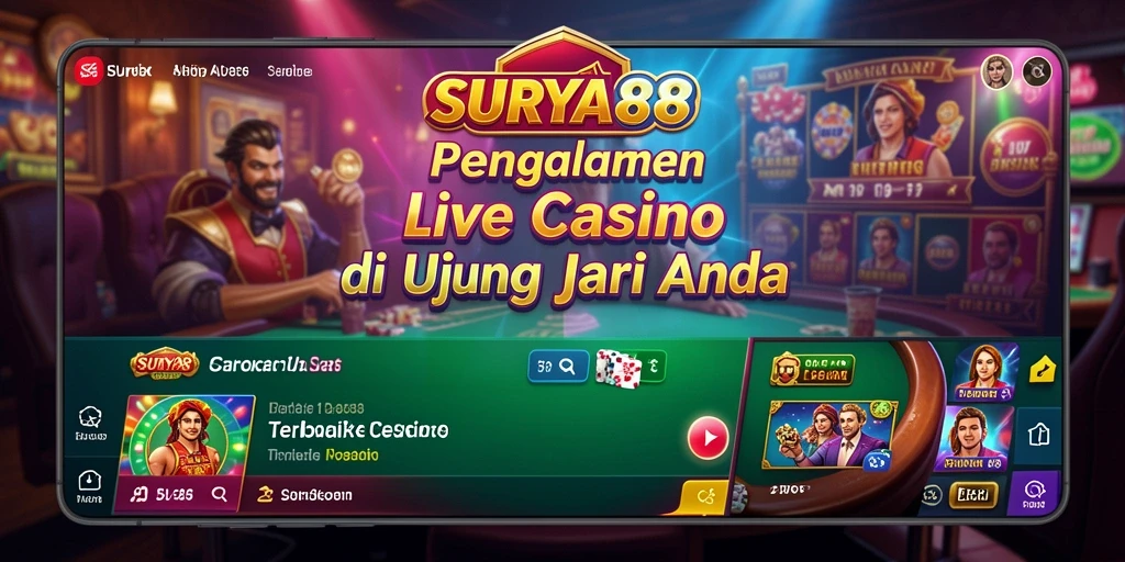 Gameplay menarik dari SURYA88 dengan dealer profesional.